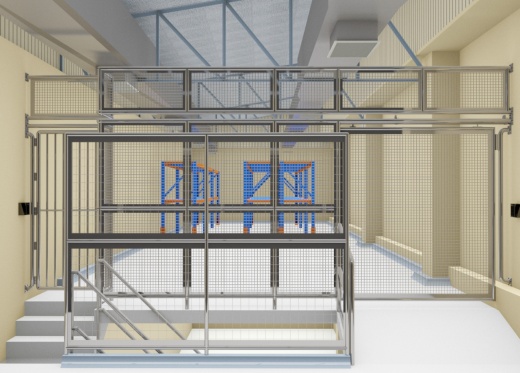 环卫卫生储藏仓库模型3D图纸 dwg格式缩略图